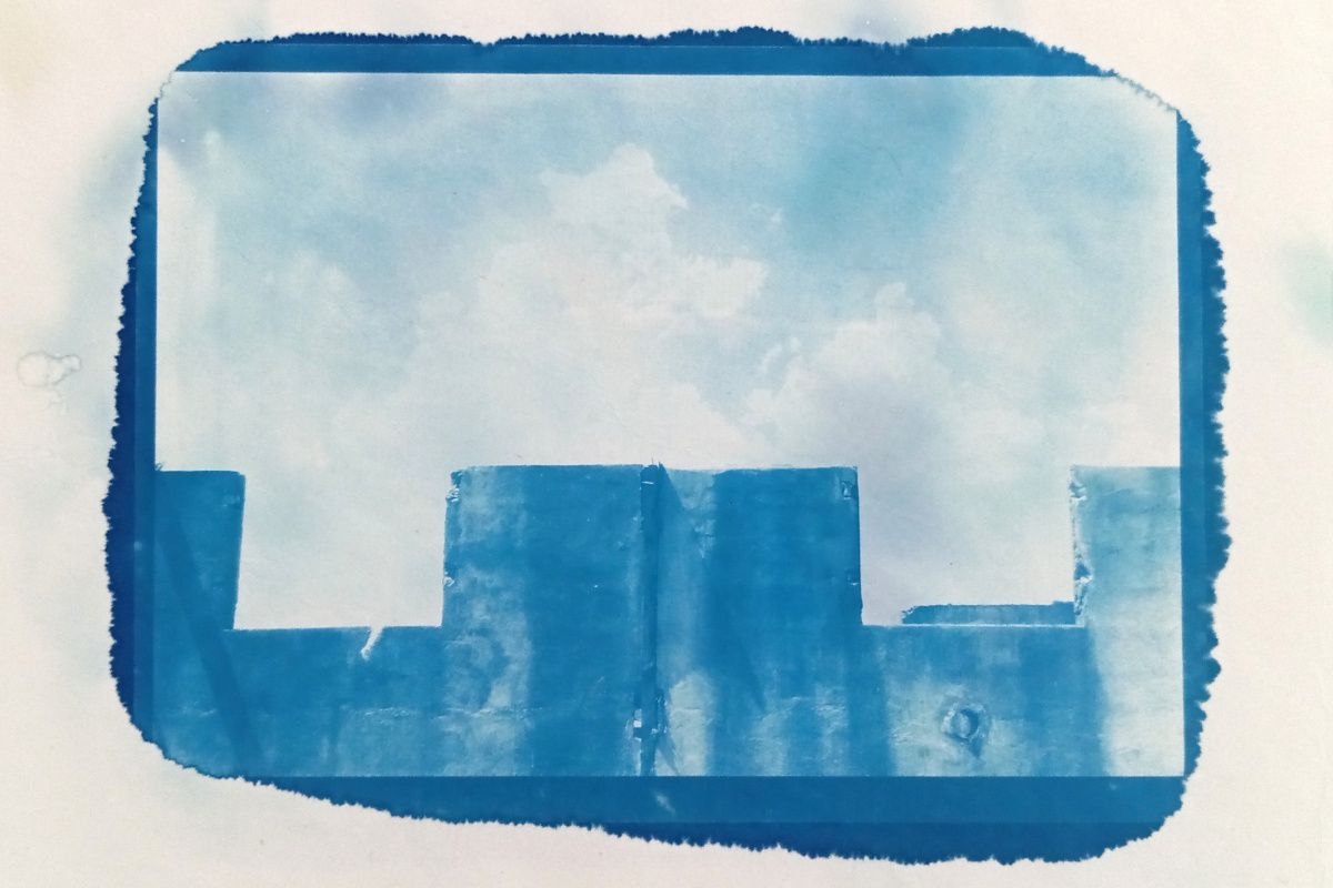 Cyanotype mémoire camps Rivesaltes 2