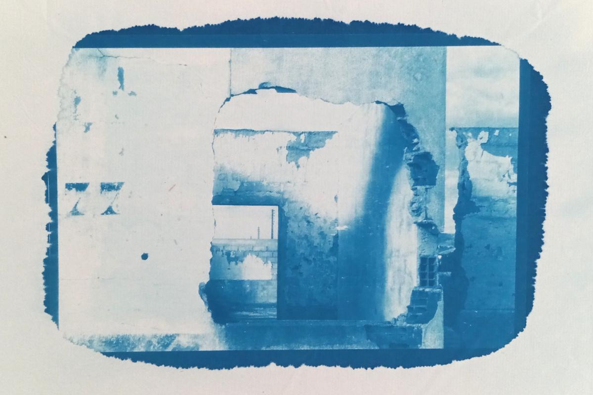 Cyanotype mémoire camps Rivesaltes 5