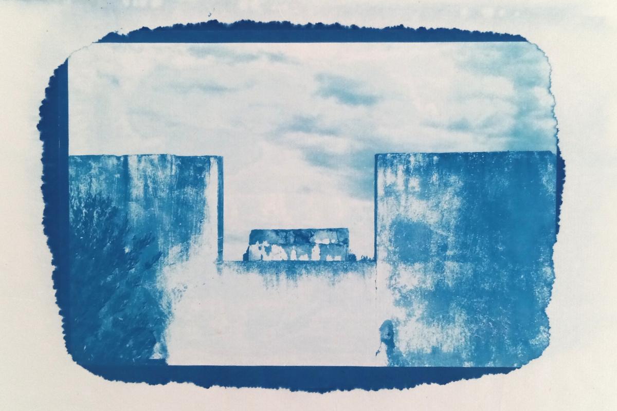 Cyanotype mémoire camps Rivesaltes 8