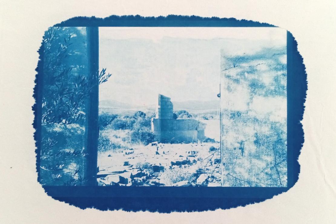 Cyanotype mémoire camps Rivesaltes 9